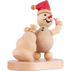 Snowman - Junior "Gift Puller" red cap - 10 cm / 3.9 inch