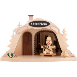 Räucherhaus &bdquo Skiverleih&ldquo  mit Junior - 17 cm