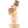 Snowman Musician Bass Trumpet - 12 cm / 4.7 inch