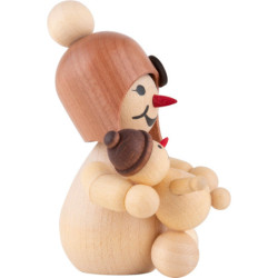 Snowgirl with Doll - 7 cm / 2.8 inch