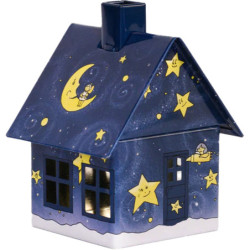 Metal Smoking Hut - "Good Night" - 9,8 cm / 3.9 inch