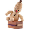 Schneemann Junior "auf Reisen" - 9 cm