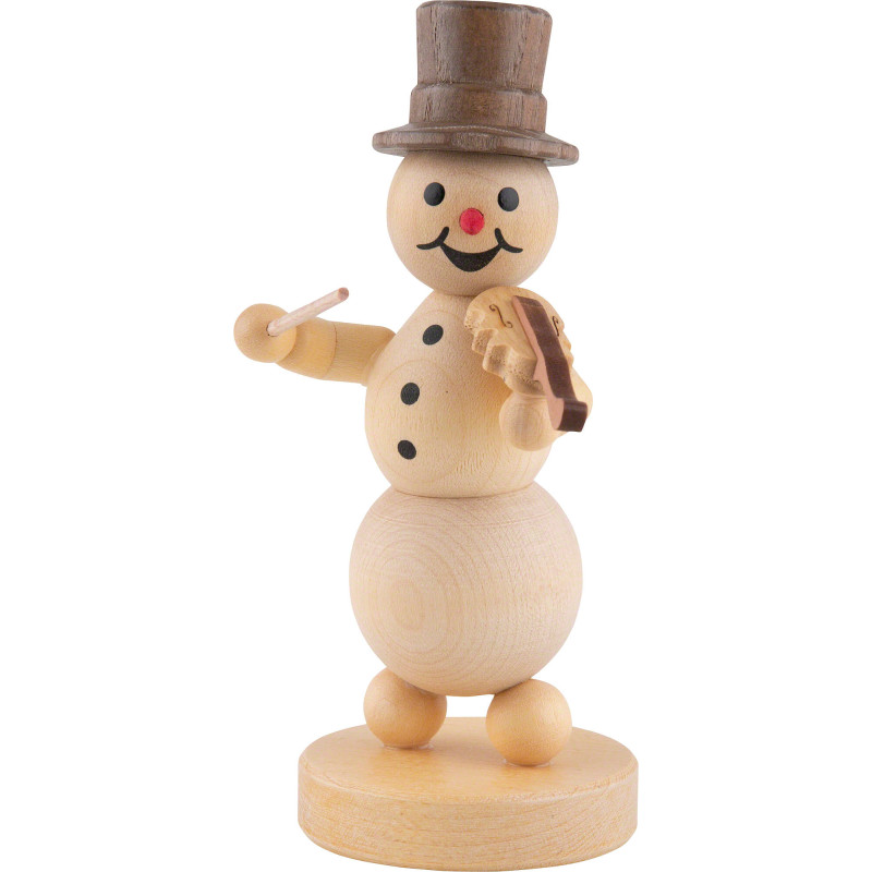 Schneemannmusikant Geige - 12 cm