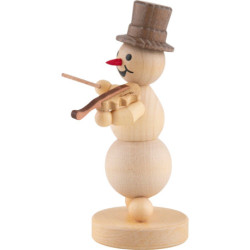 Schneemannmusikant Geige - 12 cm