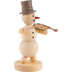 Schneemannmusikant Geige - 12 cm