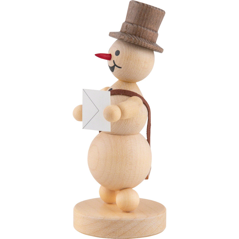 Snowman Letter Carrier - 12 cm / 4.7 inch