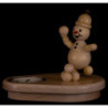 Schneemannleuchter Junior "Schneeballwerfer"  - 8 cm
