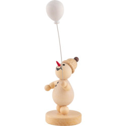 Snowman - Junior with Balloon - 9 cm / 3.5 inch