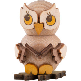 Owl Child with Book - 4 cm / 1.6 inch
