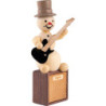 Schneemannmusikant E-Gitarre - 13 cm
