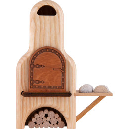 Smoker - Oven with Christmas Cake  - 15 cm / 5.9 inch