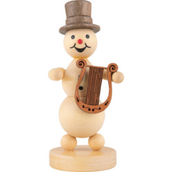 Schneemannmusikant Lyra - 12 cm