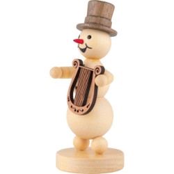 Schneemannmusikant Lyra - 12 cm
