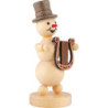 Schneemannmusikant Lyra - 12 cm