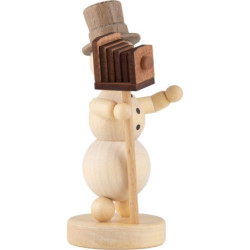 Snowman Photographer - 12 cm / 4.7 inch