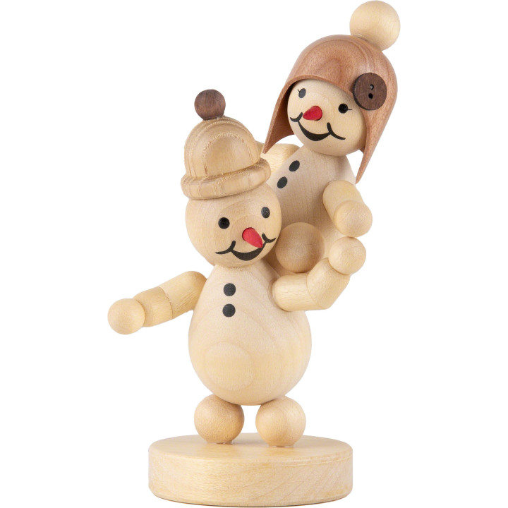 Snowman - Siblings "Piggyback" - 12 cm / 4.7 inch