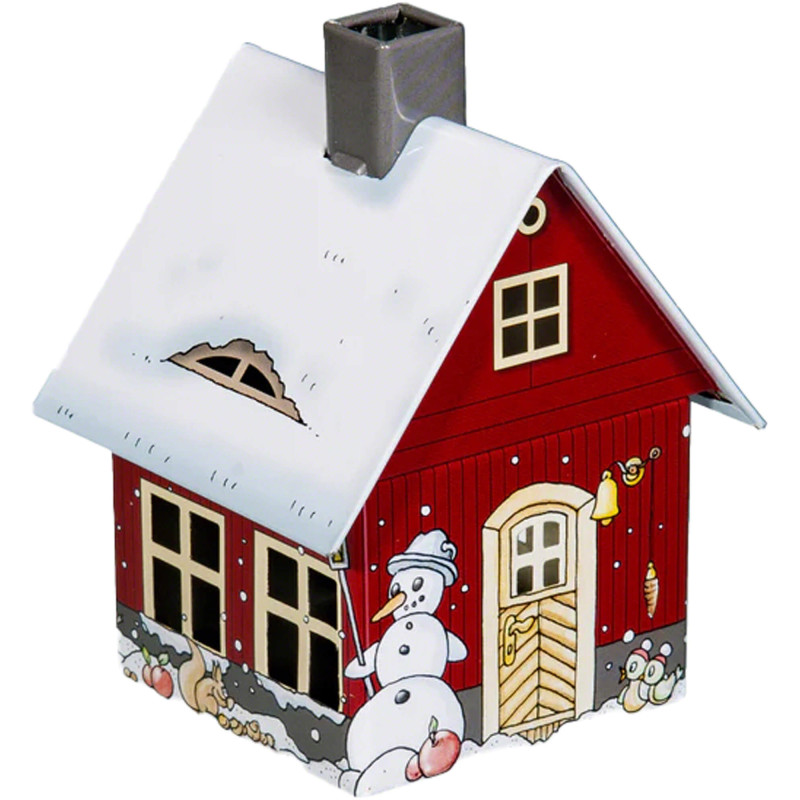 Metall-Räucherhaus "Wintermotiv" - 9,8 cm