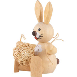 Easter Bunny at Basket Weaving - 7,5 cm / 3 inch