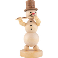 Schneemannmusikant Querflöte - 12 cm