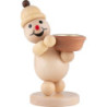 Snowman - Junior "Light Holder" right - Medium Size - 20 cm / 7.9 inch