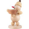 Snowman - Junior "Light Holder" right - Medium Size - 20 cm / 7.9 inch