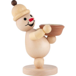 Schneemann Junior "Lichthalter" rechts - Mittelgroß - 20 cm