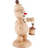 Schneemann Junior "mit Laterne" - Groß - 29 cm
