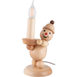 Snowman - Junior "Candle" left - Large Size - 29 cm / 11.4 inch