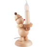 Schneemann Junior "Kerze" links - Groß - 29 cm