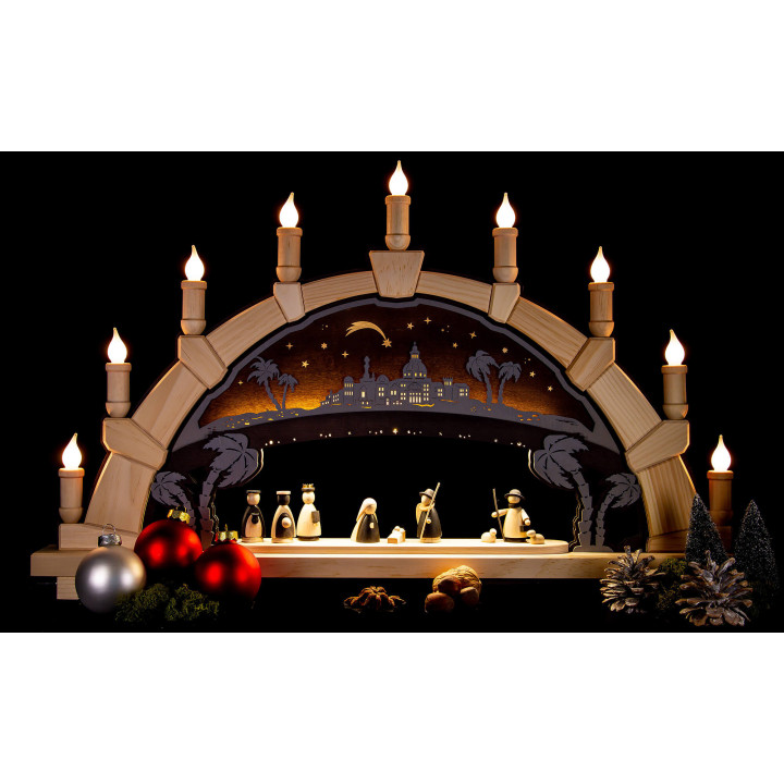 Candle Arch - Nativity - 66x40 cm / 26x15.7 inch