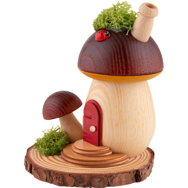 Räucher-Pilzhaus - 13 cm