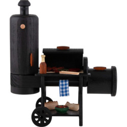 Räucher-Grill Barbecue-Smoker - 21 cm
