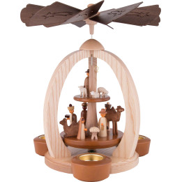2-stöckige Pyramide Christi Geburt - Exklusiv - 30 cm