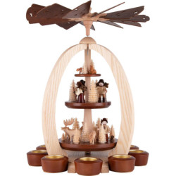 3-stöckige Pyramide Im Wald - Exklusiv - 44 cm