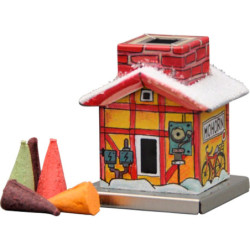 Metall-Räucherhaus Little-One Bahnhof - 4,5 cm