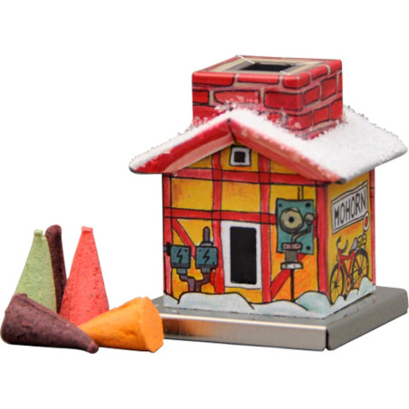 Metall-Räucherhaus Little-One Bahnhof - 4,5 cm