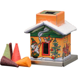 Metall-Räucherhaus Little-One Apotheke - 4,5 cm