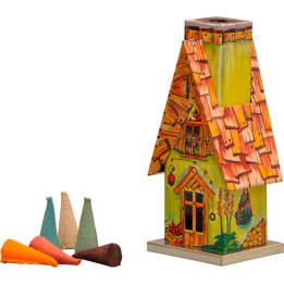 Metal Smoking Hut - Forest Hut - 11,5 cm / 4.5 inch