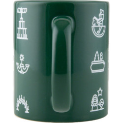 Kaffeetasse "Erzgebirge-Palast" - grün