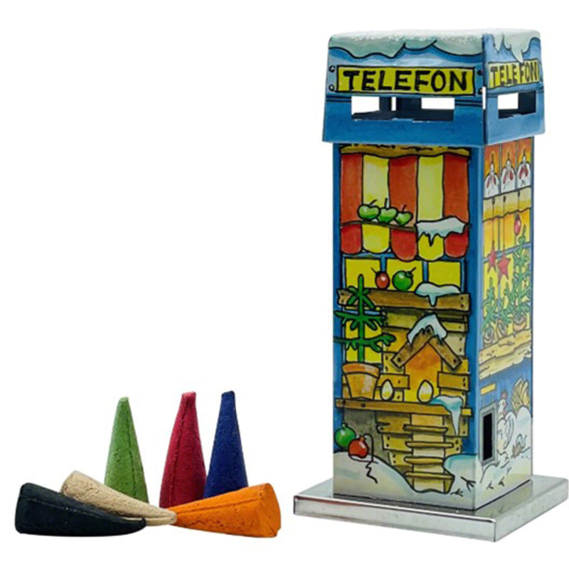 Metal Smoking Phone Booth - Chicken Coop - 11 cm / 4.3 inch