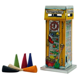 Metall-Räuchertelefonzelle Gewächshaus - 11 cm