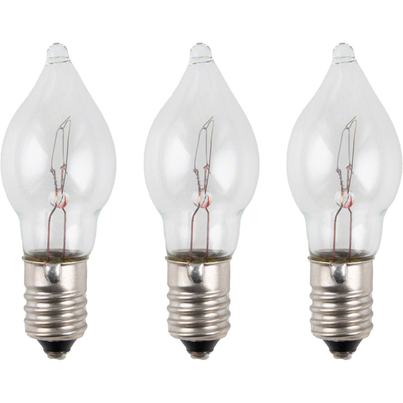 Tapered Drop Bulb - E10 Socket - 23V/3W