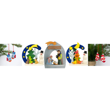 Farbenspiel am Weihnachtsbaum - 5 entzückende Graupner Anhänger