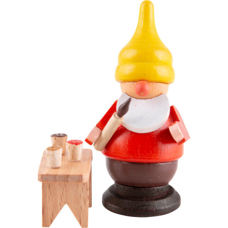 Zwerg mit Pinsel - 6 cm
