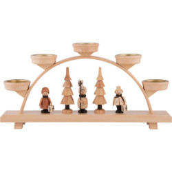 Schwibbogen Laternenkinder - 32,5x16 cm