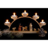 Candle Arch - Nativity Figurines - 32,5x16 cm / 12.8x6.3 inch