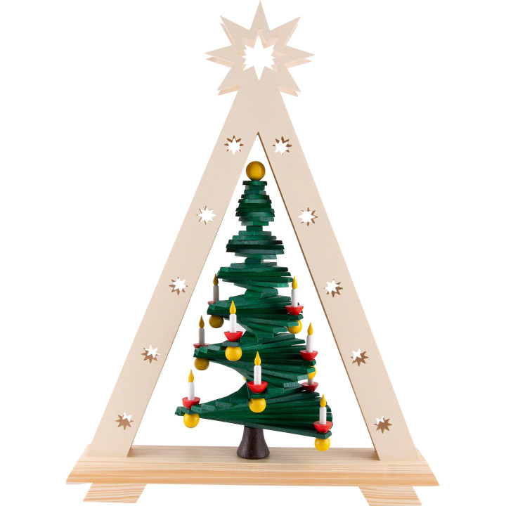 Lichterspitze mit Stufenbaum - 36x47,5 cm