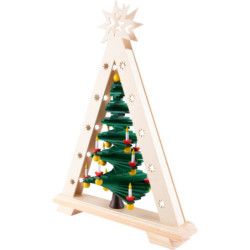 Light Triangle with Step Tree - 36x47,5 cm / 14.2x18.7 inch