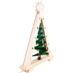 Light Triangle with Step Tree - 36x47,5 cm / 14.2x18.7 inch