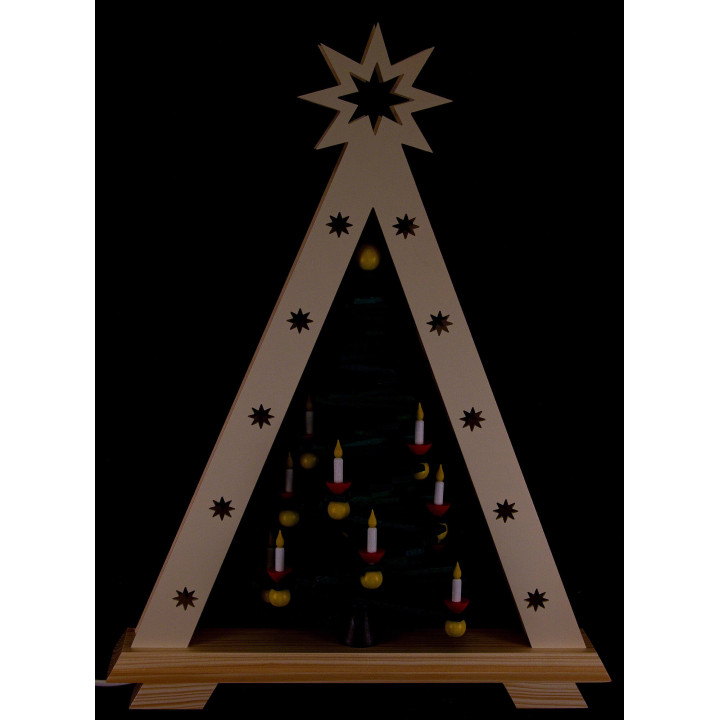 Lichterspitze mit Stufenbaum - 36x47,5 cm